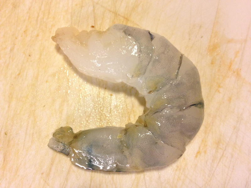 Free From G. How To Devein Raw Prawns