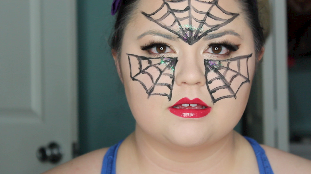 Christina Martina Halloween Tutorial Sexy Black Widow Spider (Video)