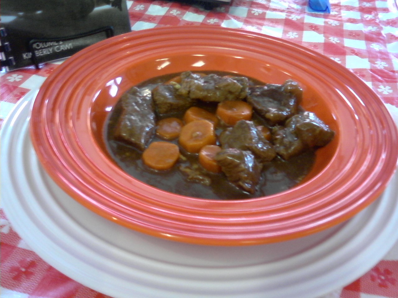 Ginger Pot Roast Made Into Stew Demonstrated at Le Creuset