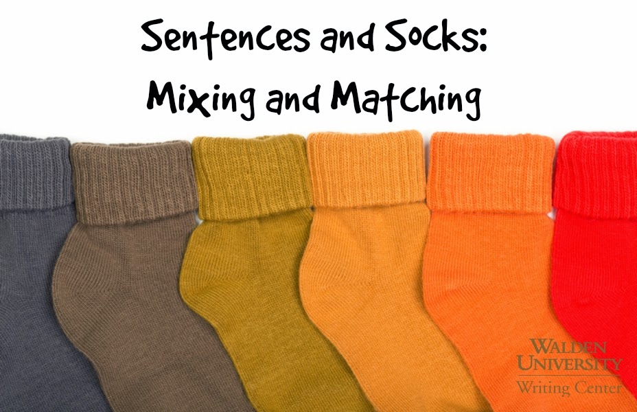 Sentences and Socks Mixing and Matching