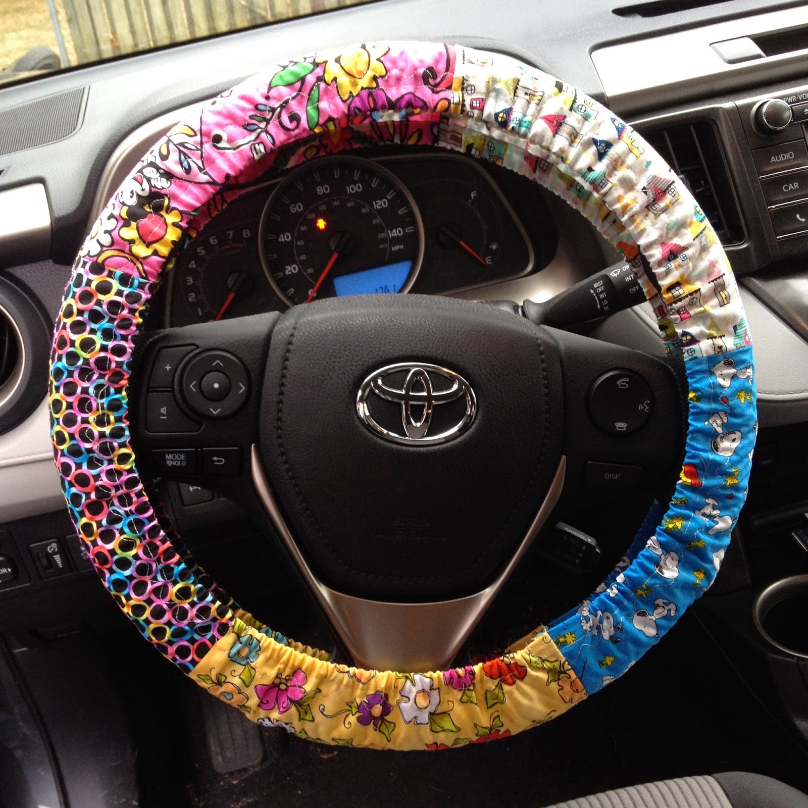 Susan's Quilt Creations A Blizzard of Steering Wheel Covers