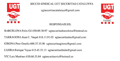 SECCIO SINDICAL UGT SECURITAS CATALUNYA