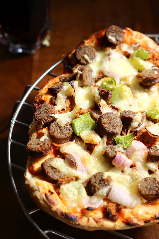 A Bit of This and A Bit of That Meat Extravaganza Pizza