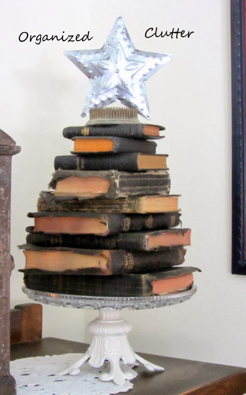 The Nativity & A Stacked Bible Christmas Tree | Organized Clutter