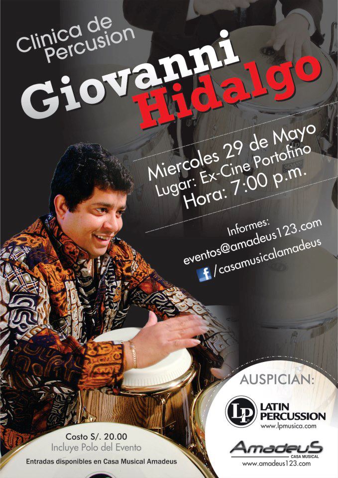 Sones y Soneros Giovanni Hidalgo Clínica de Percusión