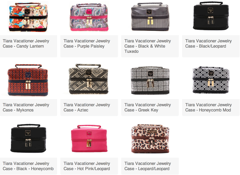 lola's secret beauty blog PurseN Tiara Jewelry Cases in Jet Setter