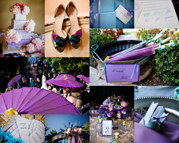 ideas for purple weddings