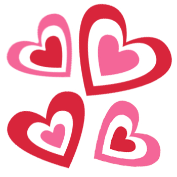 Here's a partial character map for Valentine Hearts font.