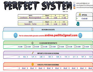 Sistema per scommesse