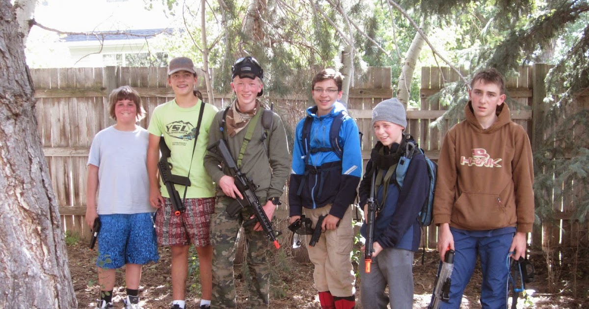 Our Life with 12 Kids * ** Airsoft Game