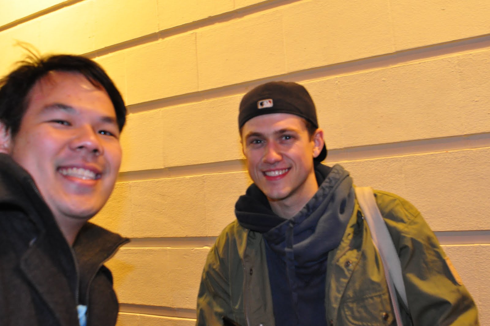 Me with Aaron Tveit (if a bit f...