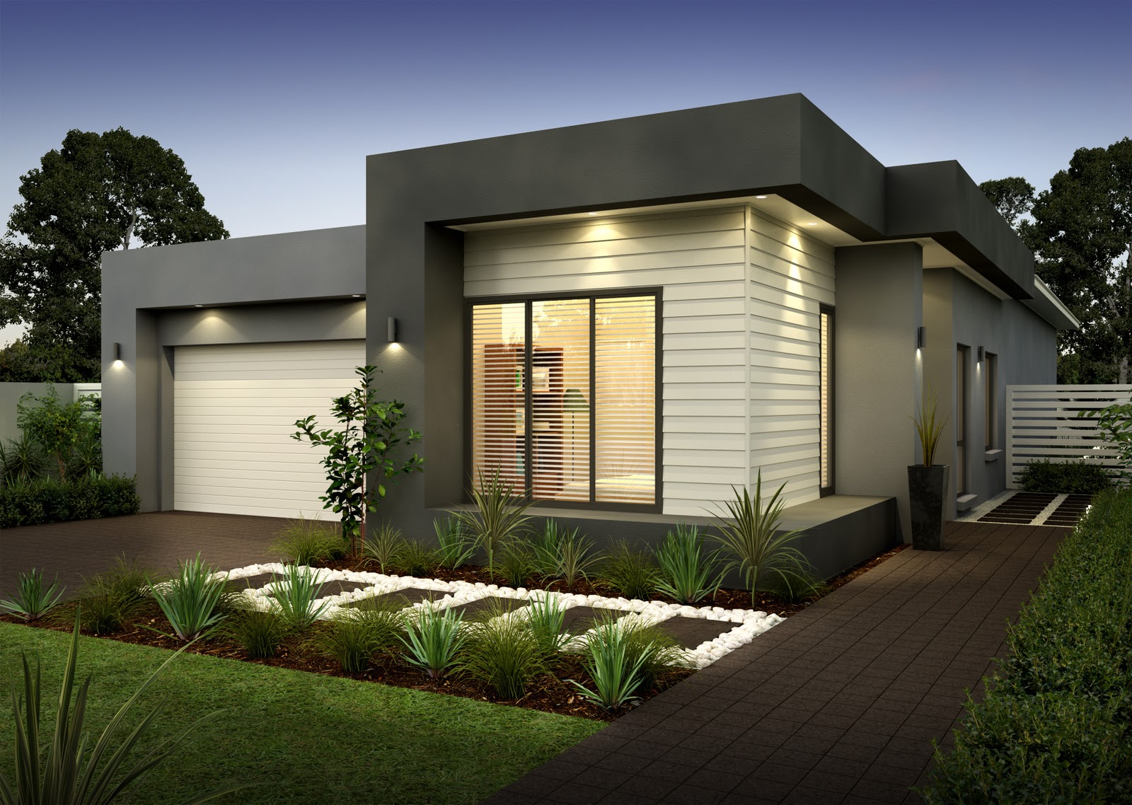 68 Sample One story modern homes exterior Trend in This Years