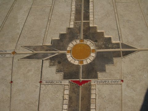 Tile Mosaic:  Equinox Shadow path