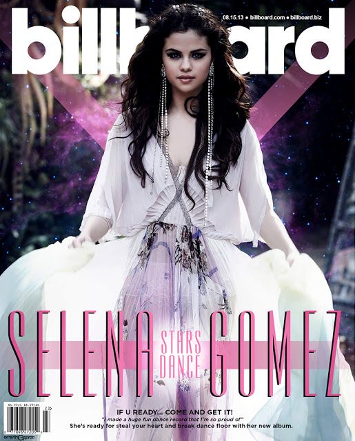 Selena Gomez is the cover star of Billboard magazine August 2013