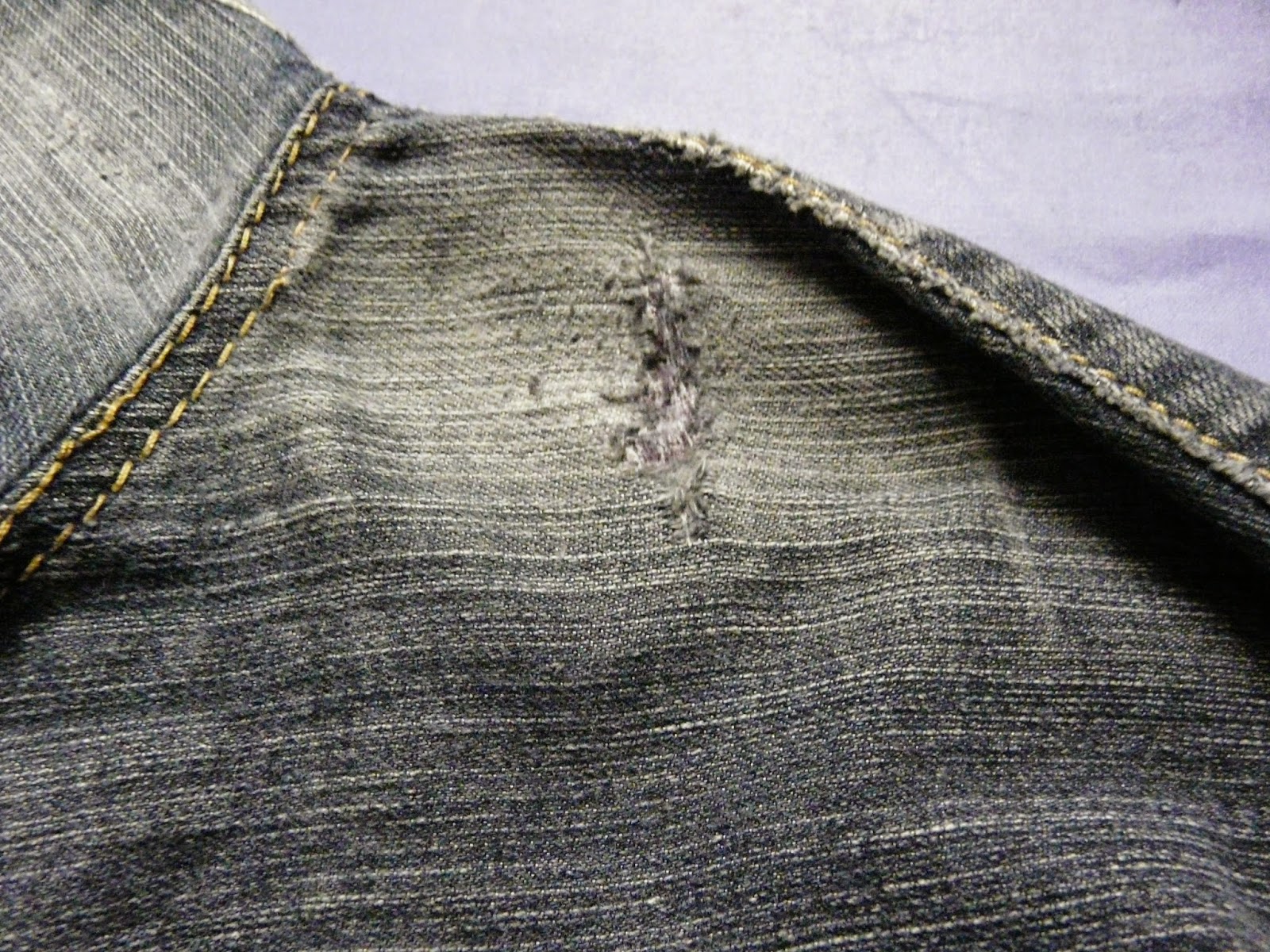 The "Secret" is Gratitude Fixing Holes in Jeans, Inner Thigh or Crotch