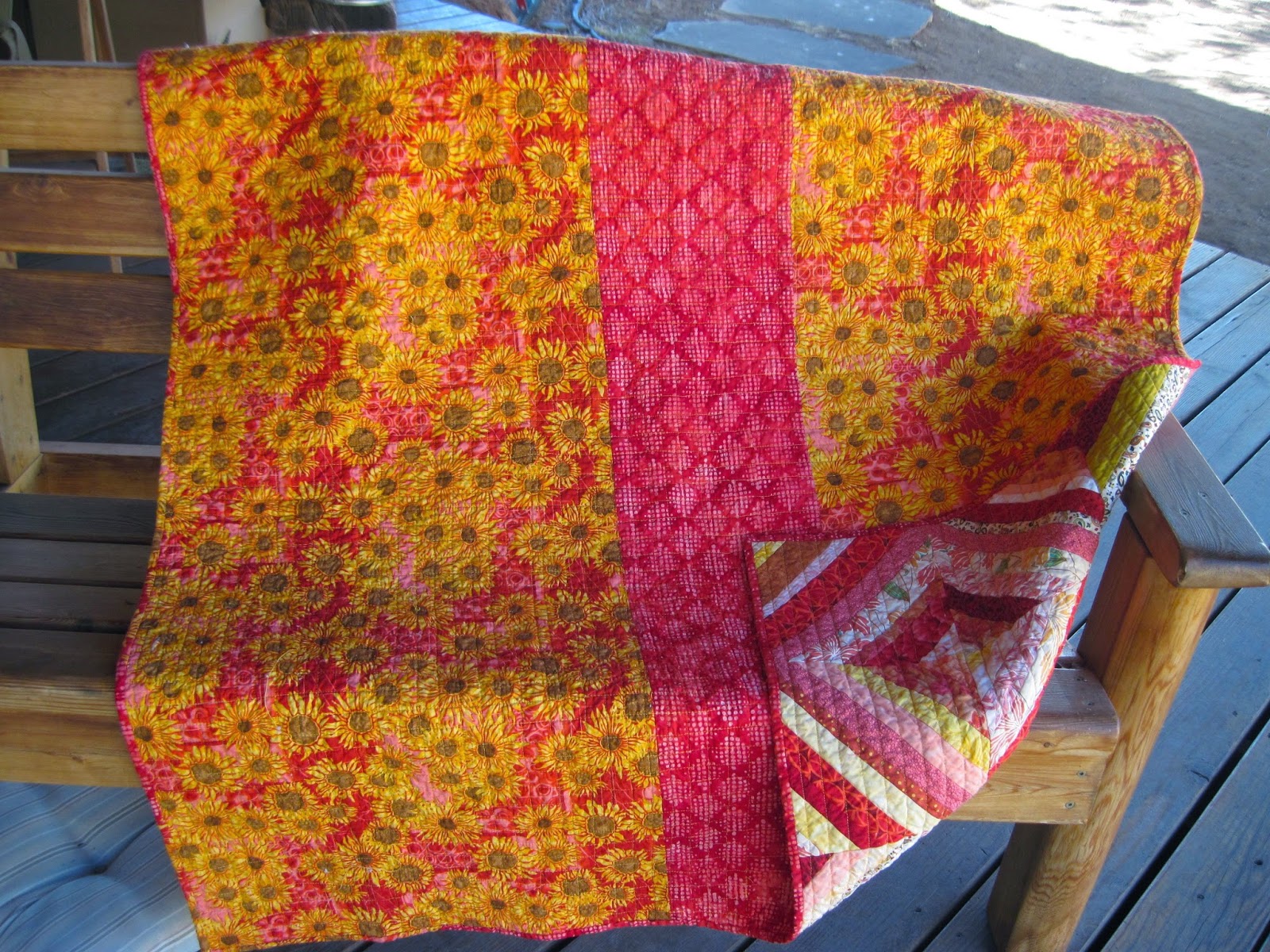 The Nickel and Dime Ranch Quilty PleasuresThis String Quilt is Hot