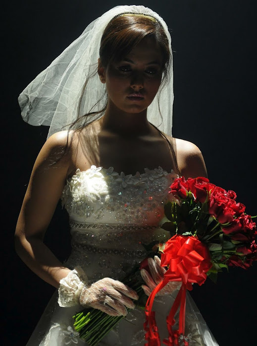 sana khan in wedding dress hot images