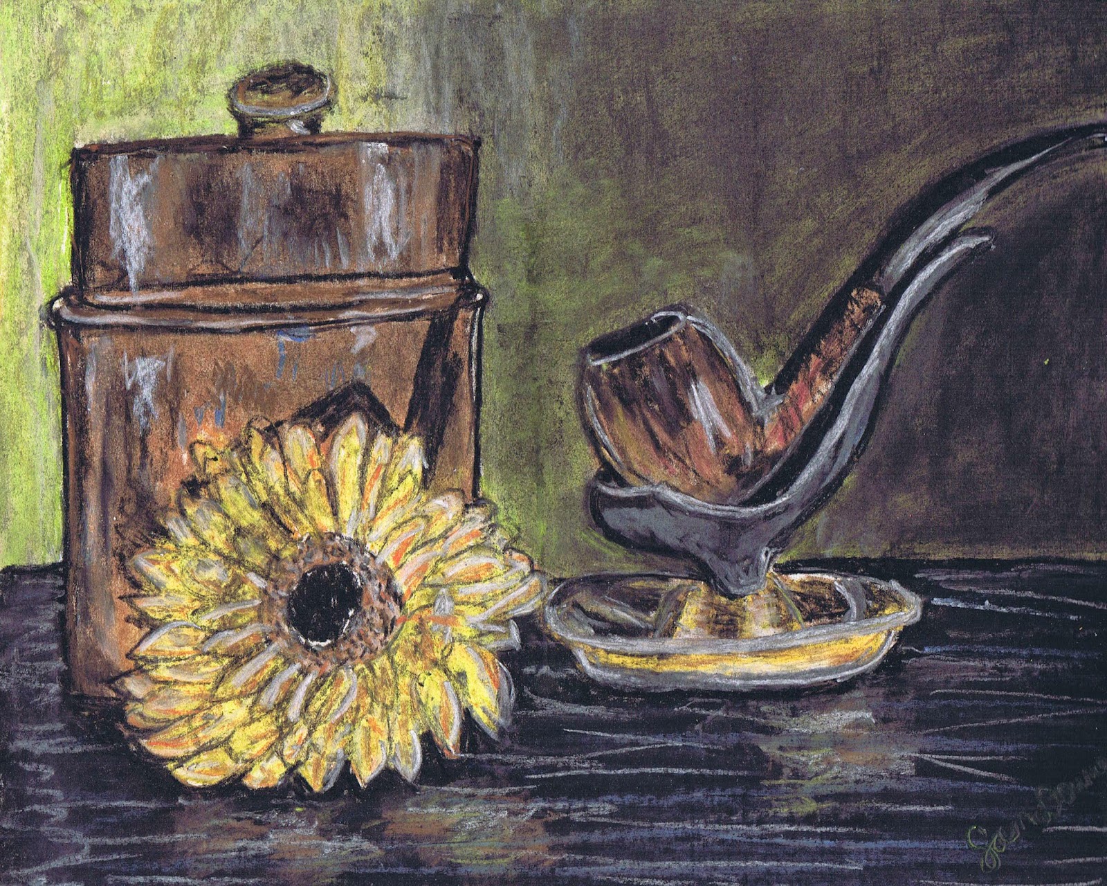 pipe,+canister,+and+yellow+flower,+still+life.jpg