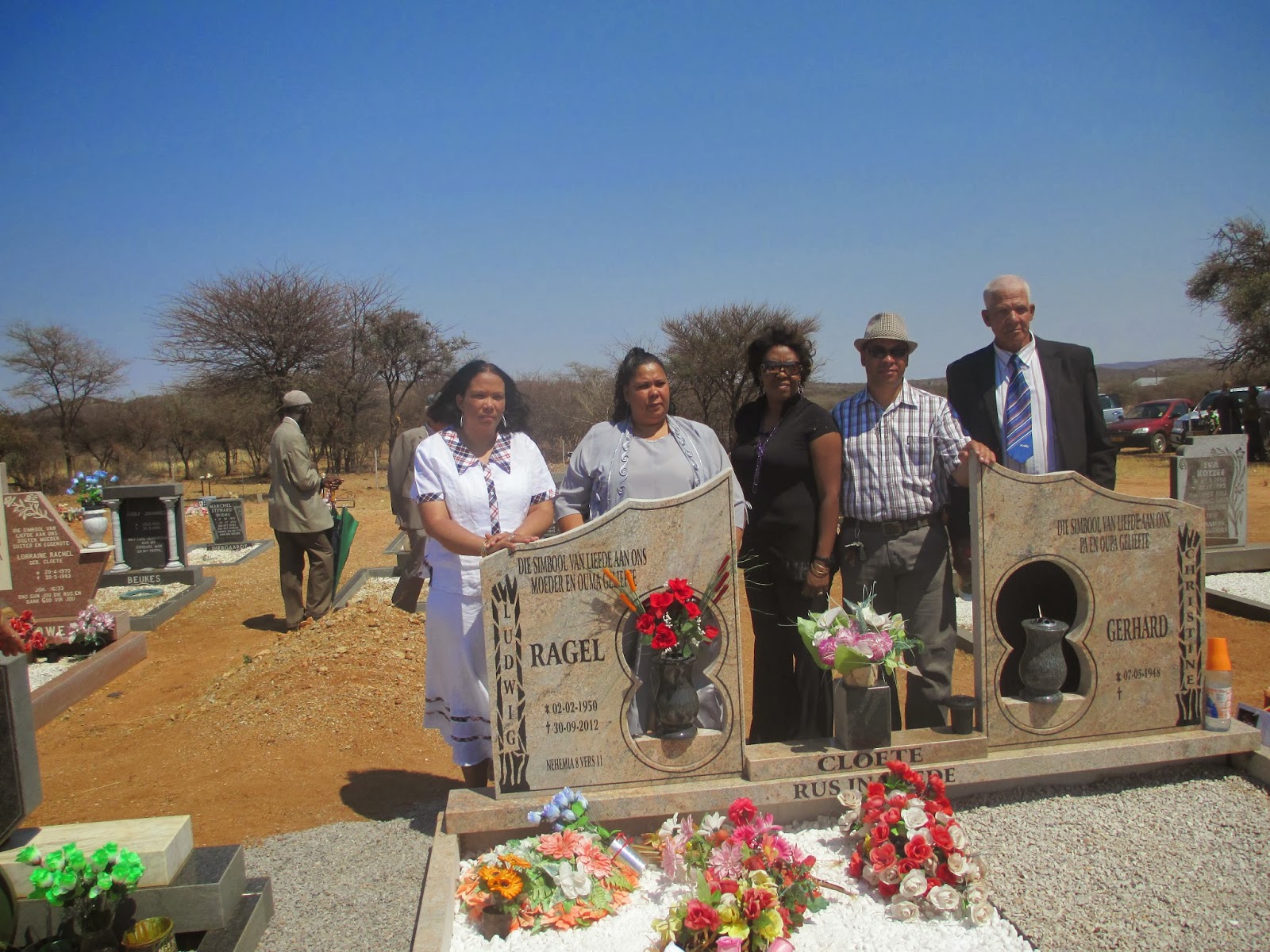 Loletta in Namibia A Tombstone Unveiling and Dedication