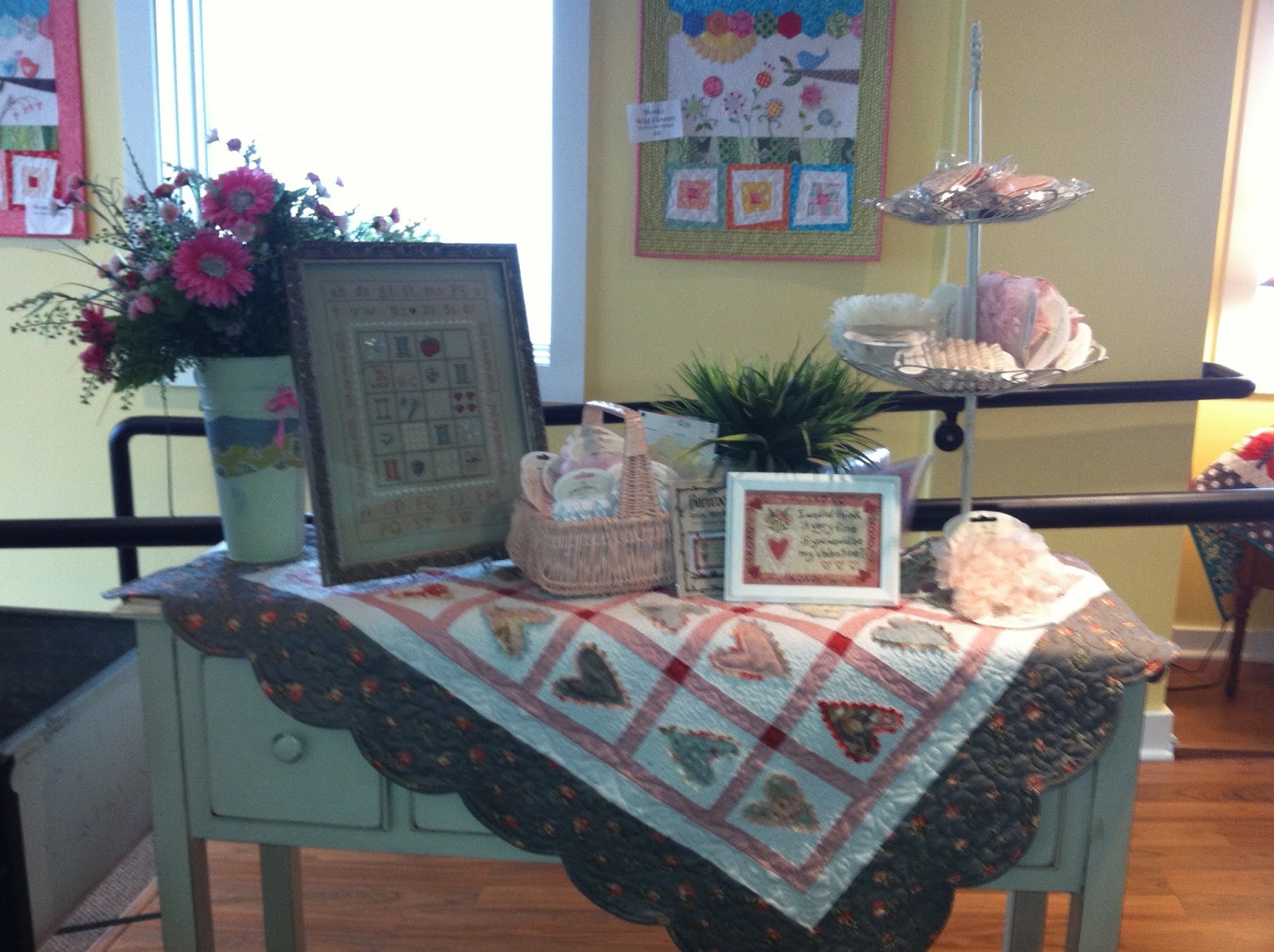 The "New" Pine Needles" Quilt Shop Busy As Can Be