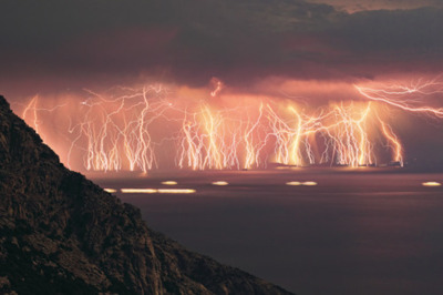 Catatumbo şimşekleri görüntüsü