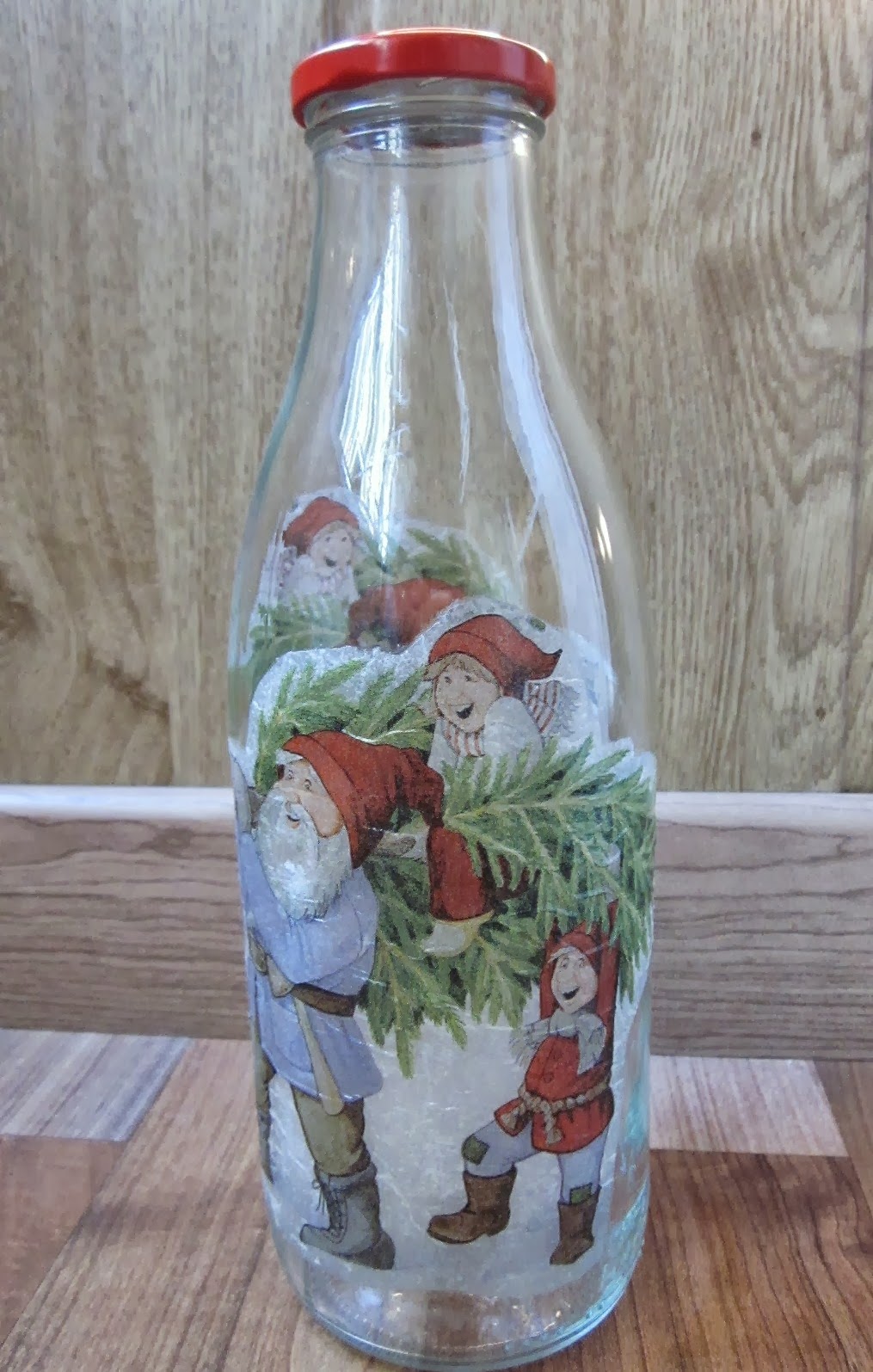 Las manualidades de Kika DECOUPAGE EN CRISTAL