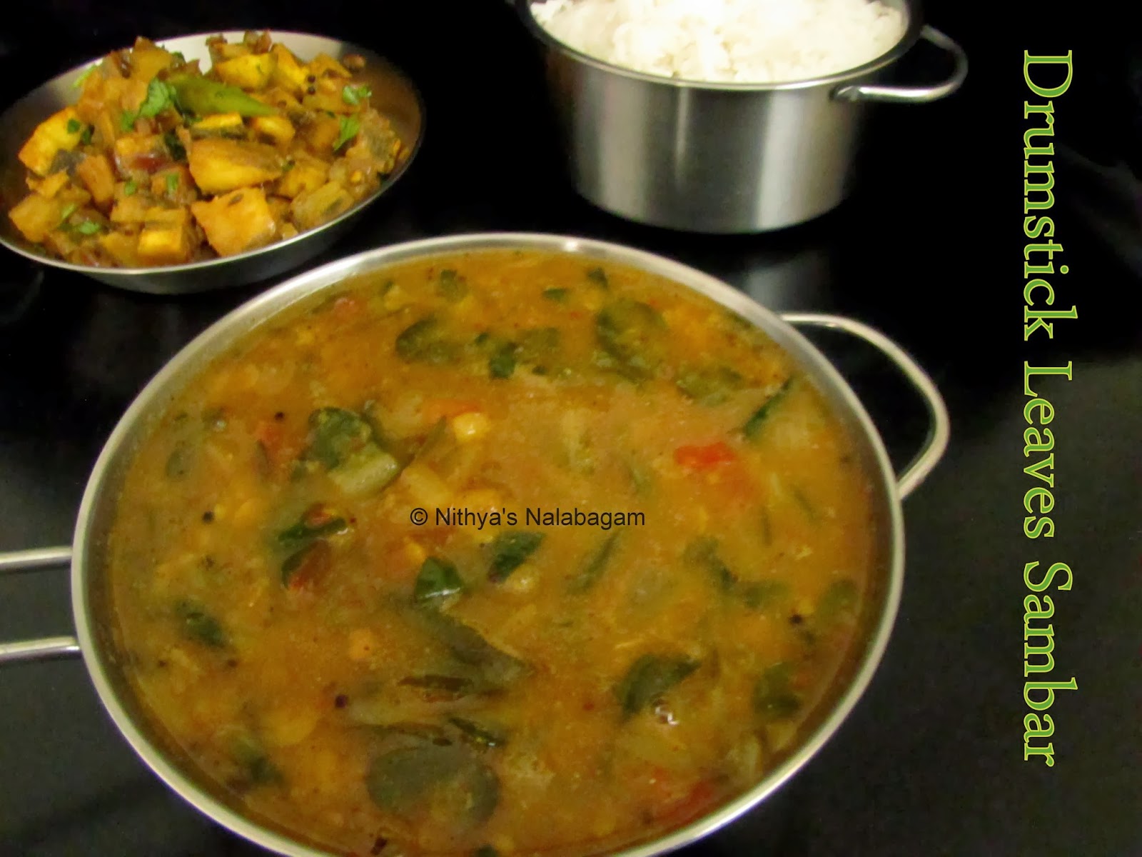 Drumstick Leaves Sambar Murungai Keerai Sambar Nithya's Nalabagam