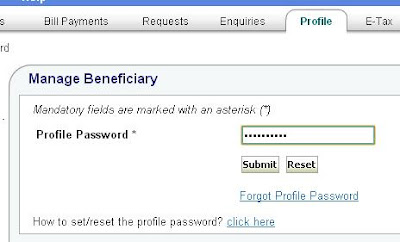 Sbi Net Banking Forgot Password Form