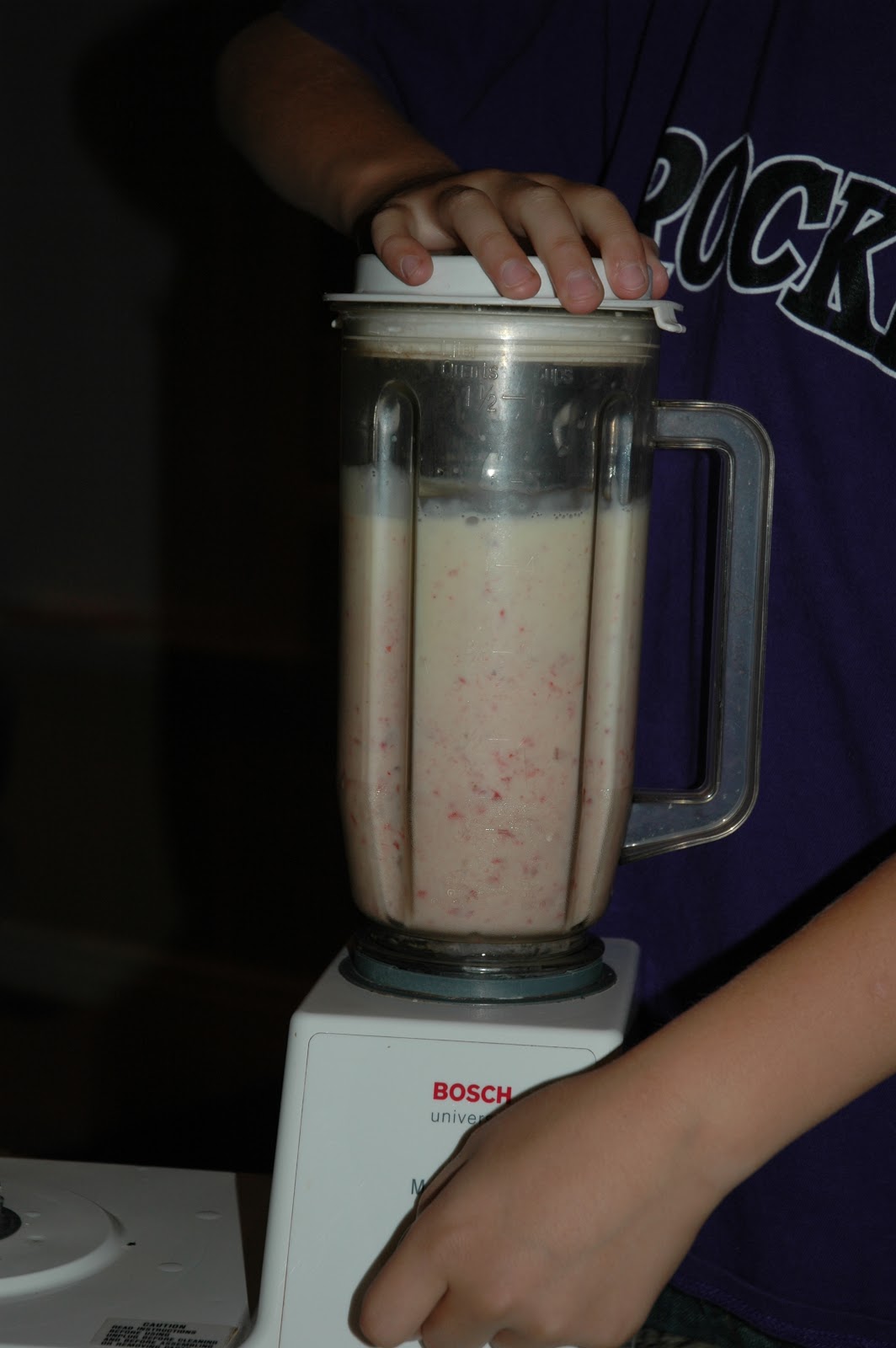 Teaching Young Chefs Use the Blender / Berry Nog Smoothie