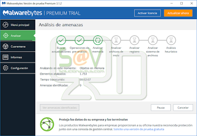 Análisis Malwarebytes Análisis Malwarebytes