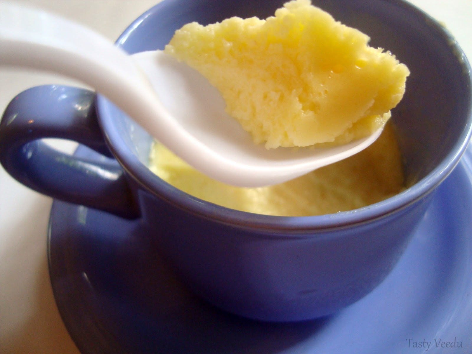 Tasty Veedu MICROWAVE CHEESECAKE IN A CUP (SINGLE SERVING)