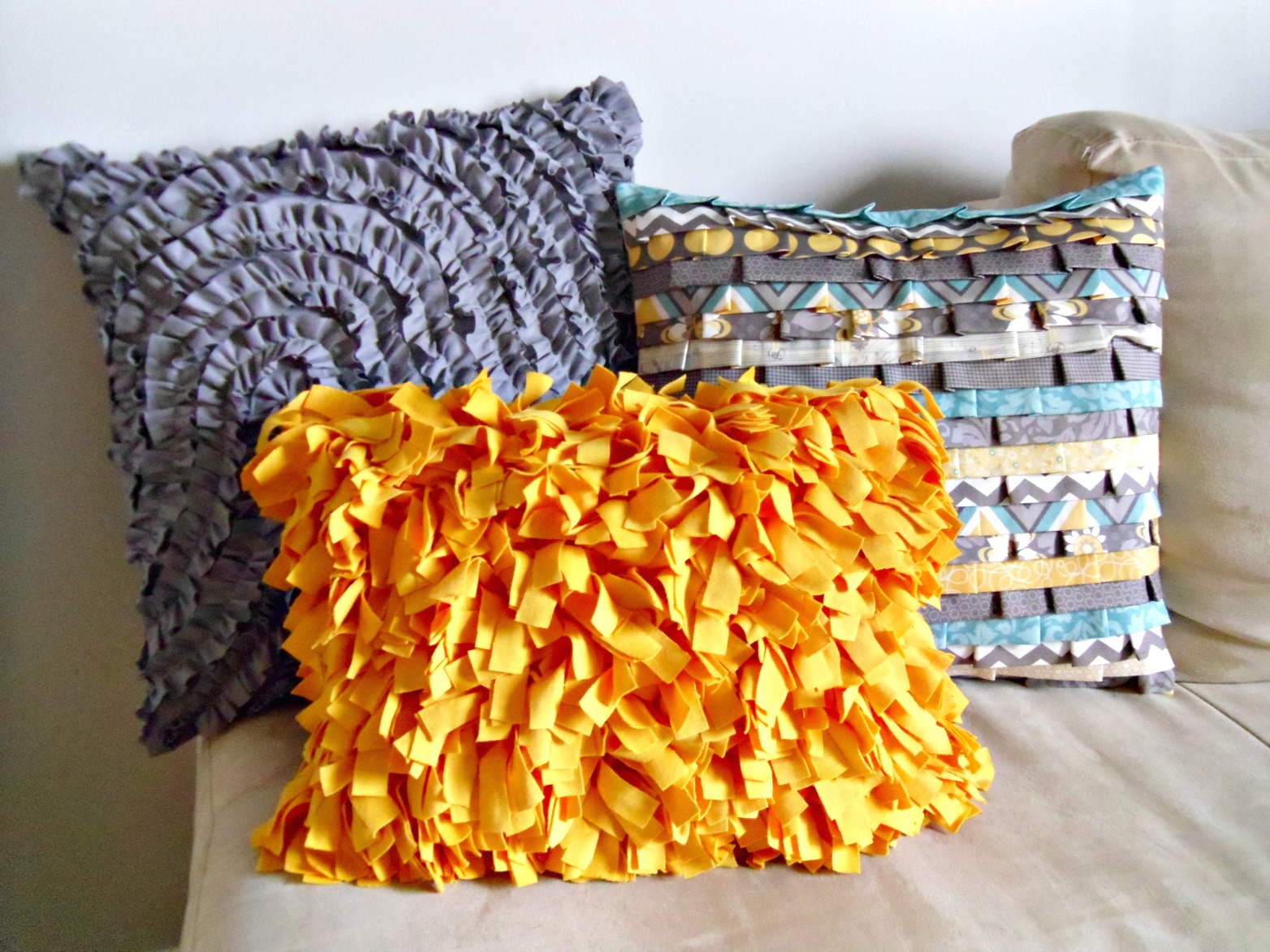 Ameroonie Designs Pillows adding Texture
