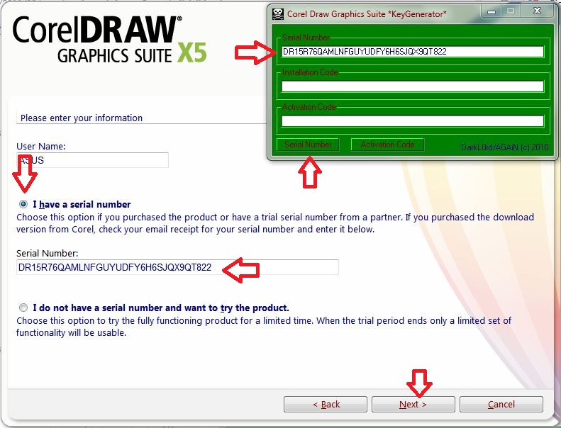download generator serial number corel draw x5 gratis