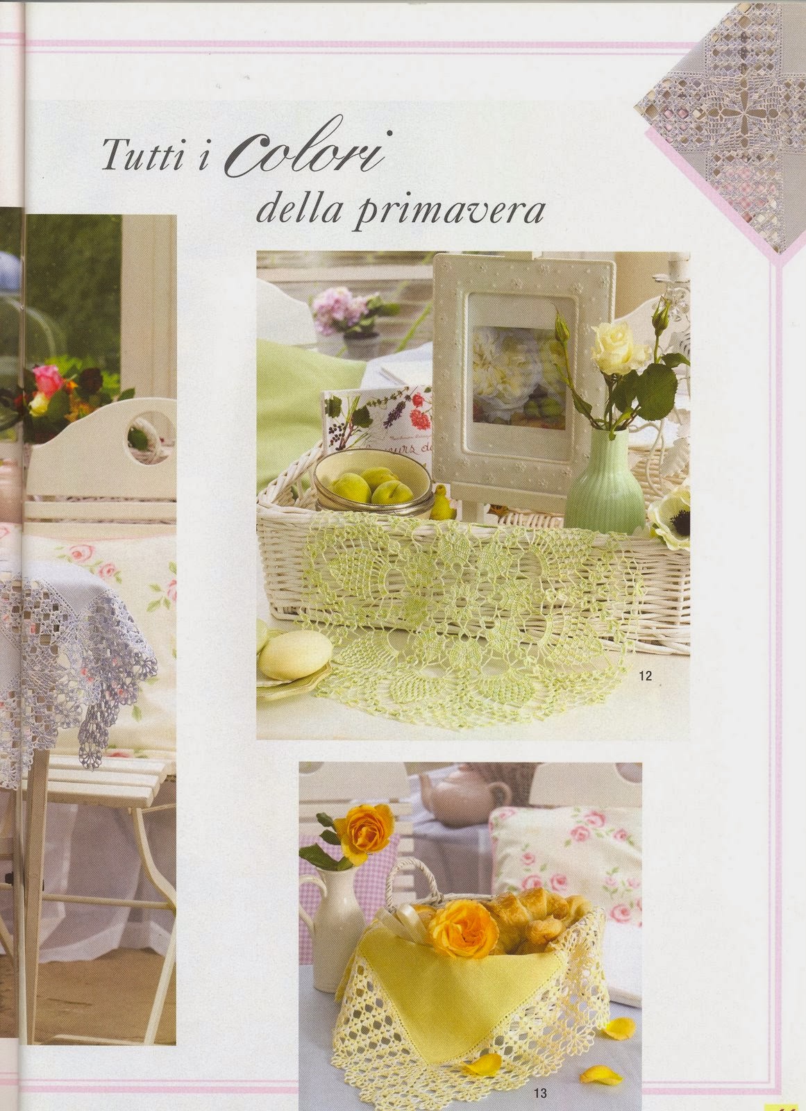Il blog di vera maglia&uncinetto: pizzi uncinetto rivista intera burda Mattonelle pizzo uncinetto