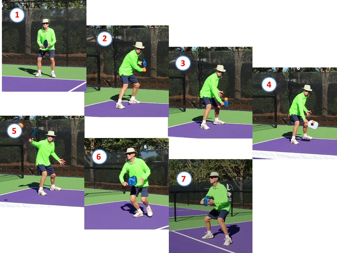 A Pickleball Life The Backhand Ground Stroke