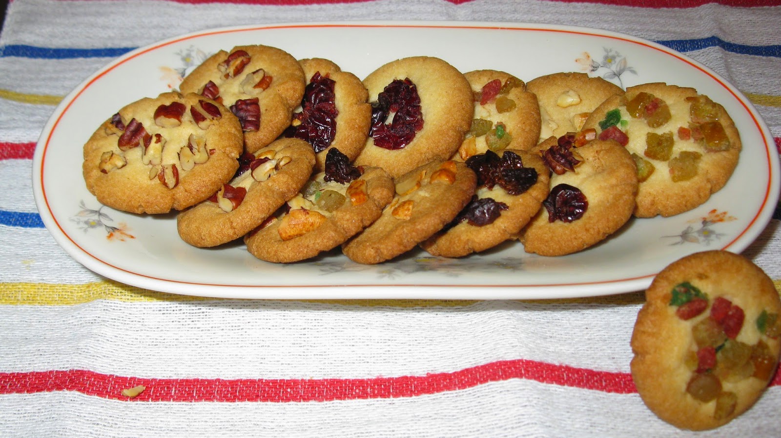 to Prameela's Kitchen Mixed Dry Fruit and Nut Eggless Cookies