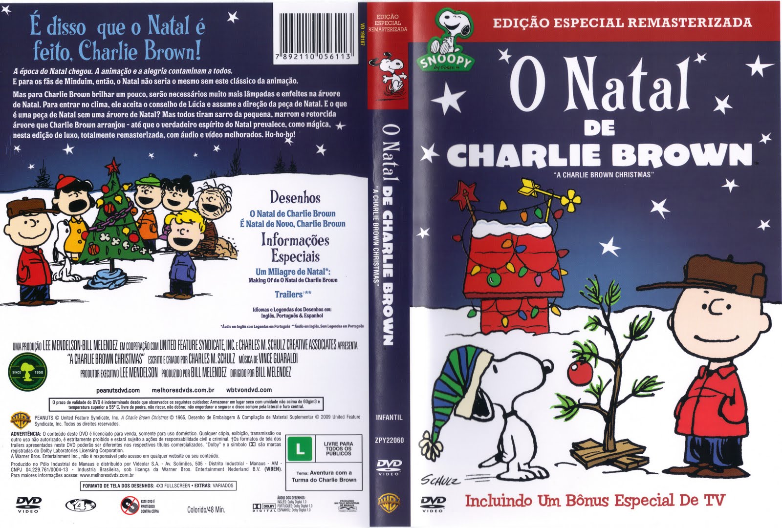 Capas Filmes Animação: O Natal de Charlie Brown