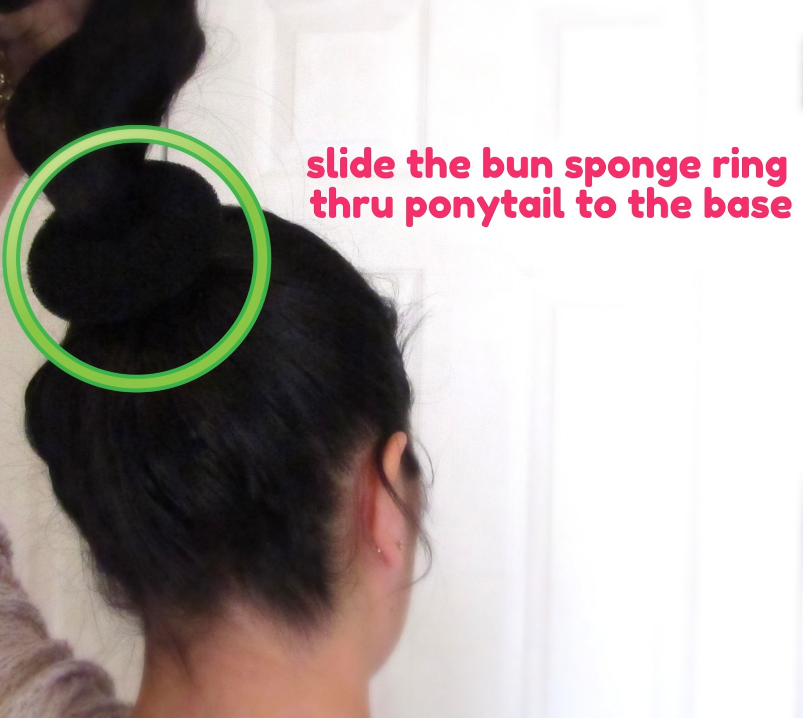Messy Bun tutorial using the Goody Hair Bun Maker Beauty Parler