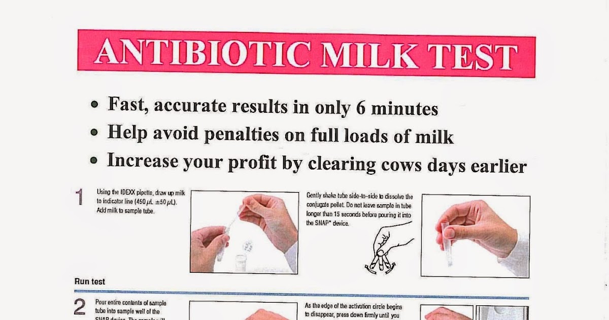 Magenta Direct 6 MINUTE ANTIBIOTIC MILK TEST