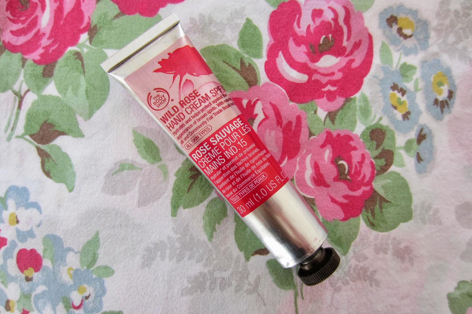 Bella and Robot The Body Shop Wild Rose Hand Cream L'Occitane Hand