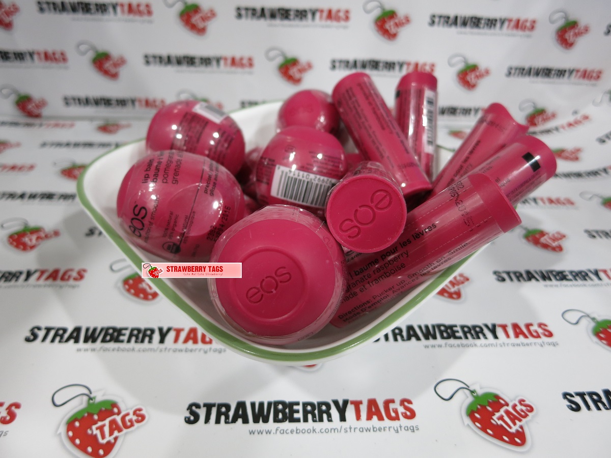 StrawBerry TaGs EOS Smooth Sphere & Smooth Stick Lip Balm