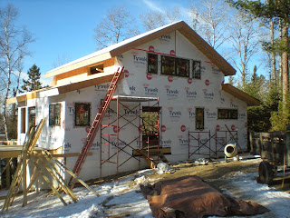 timber frame, SIP walls, tyvek, Ely mn, huismanconcepts.com