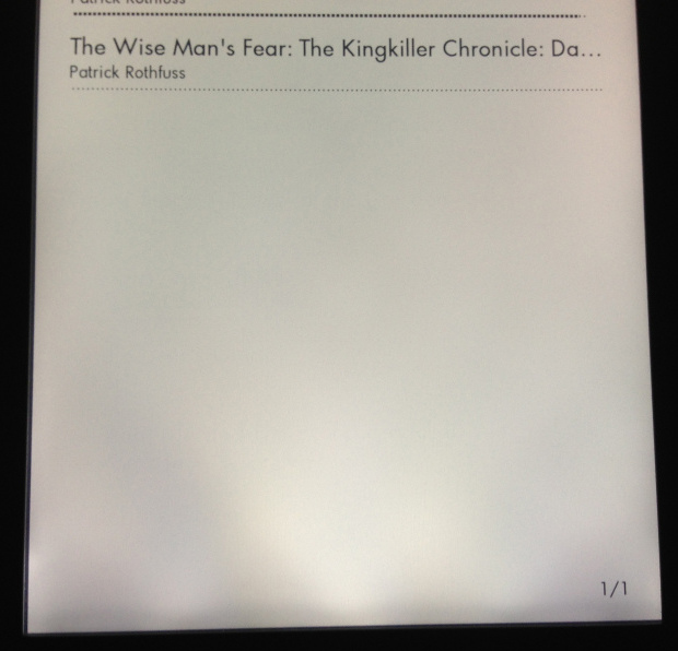 Kindle Paperwhite Screen Problems