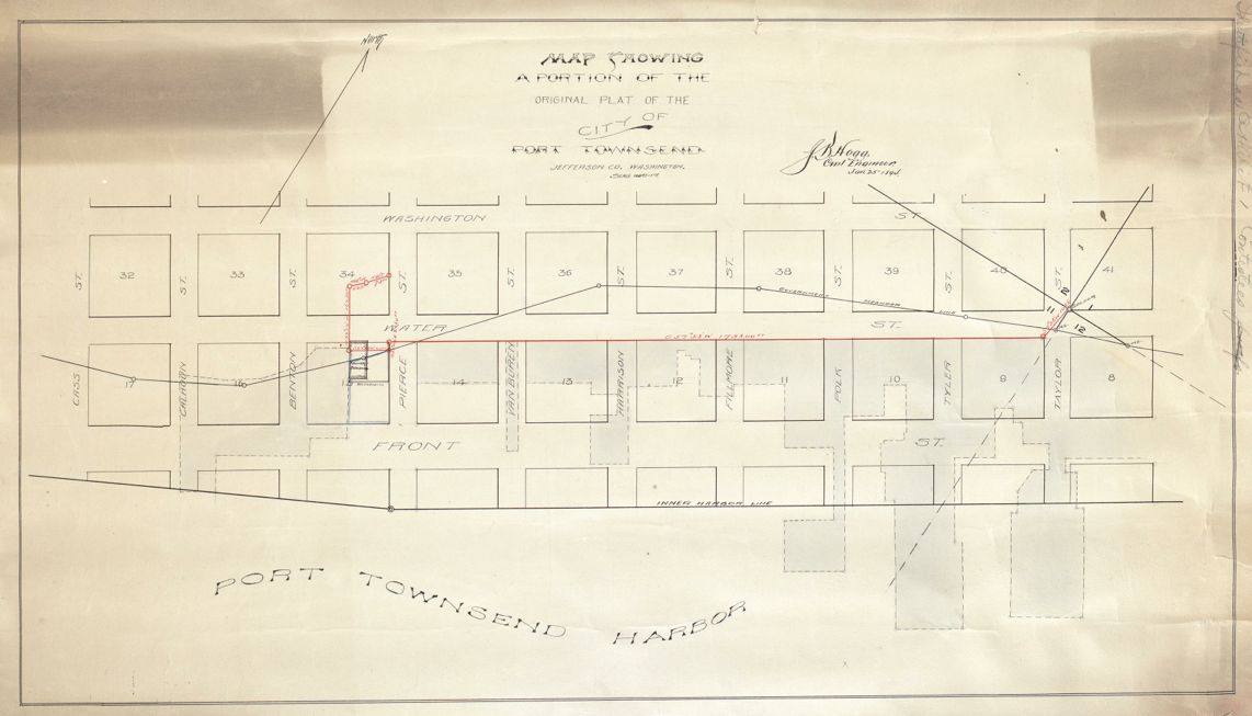 Port Townsend History Early Plat Maps of Port Townsend