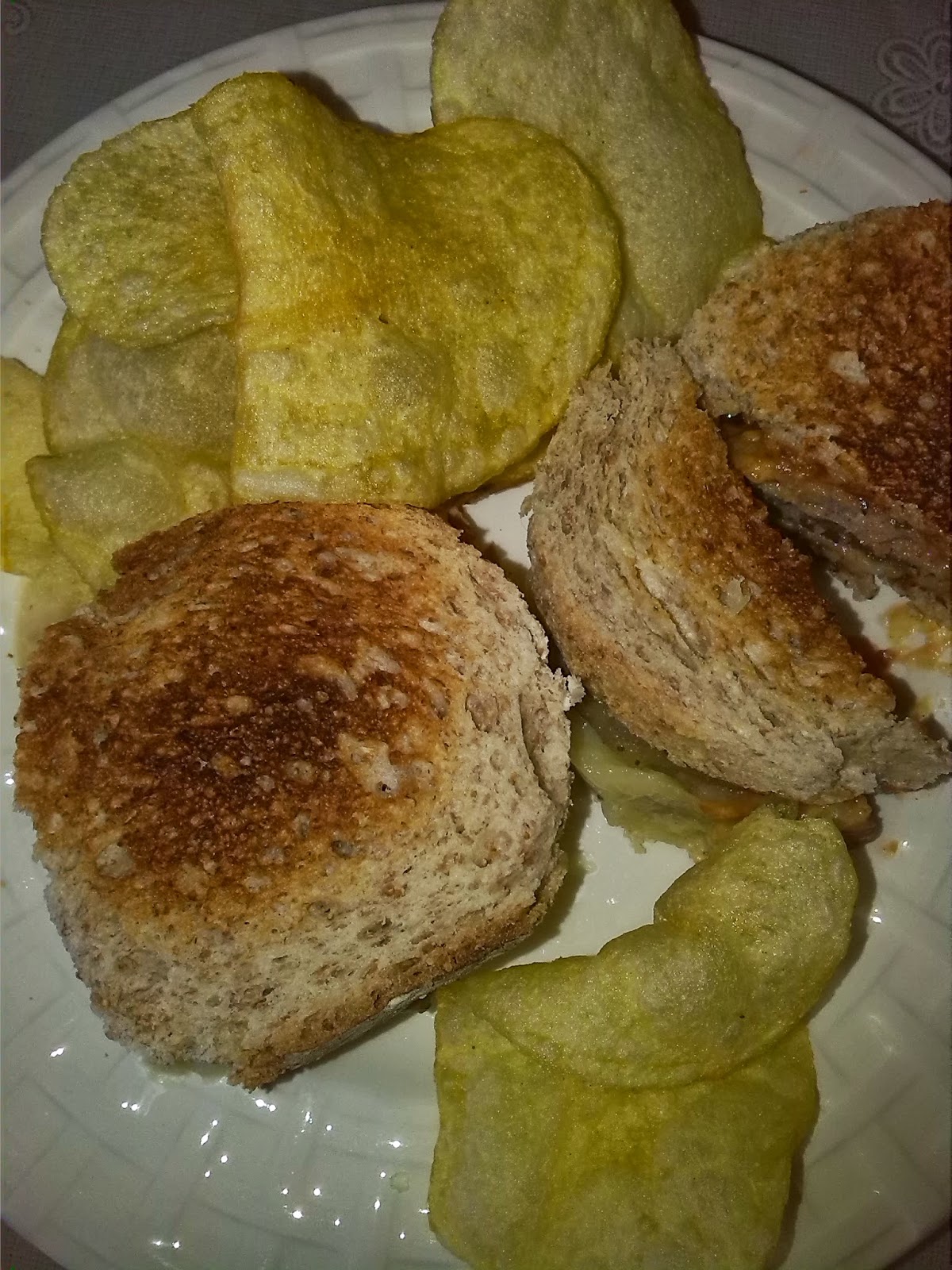 Mini Hamburguesas Con Patatas Chips
