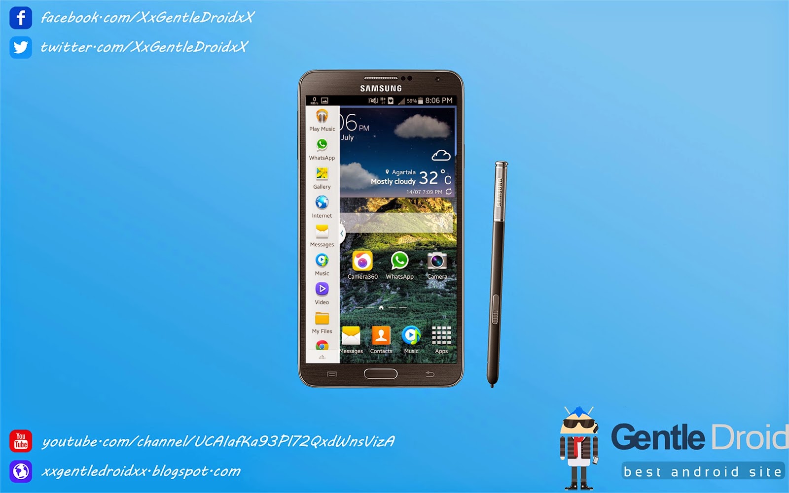 الروم العربي الرسمي لجالكسي جراند 2 4 4 2 Sm G7102 Gentledroid