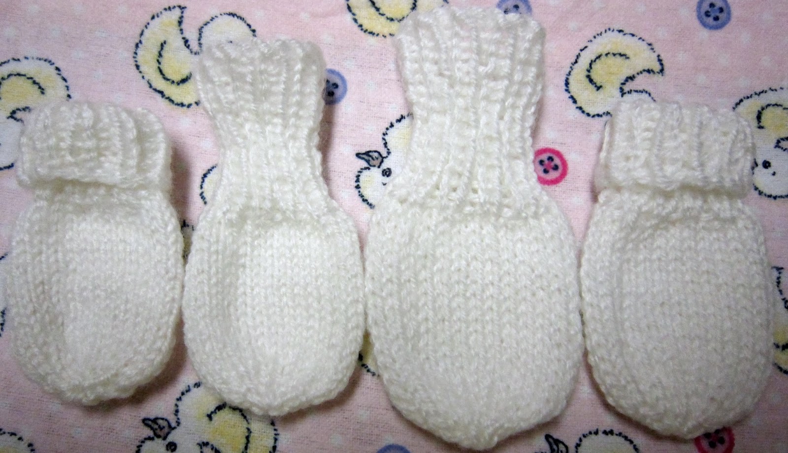 Sea Trail Grandmas FREE KNIT EASY PREEMIE MITTENS