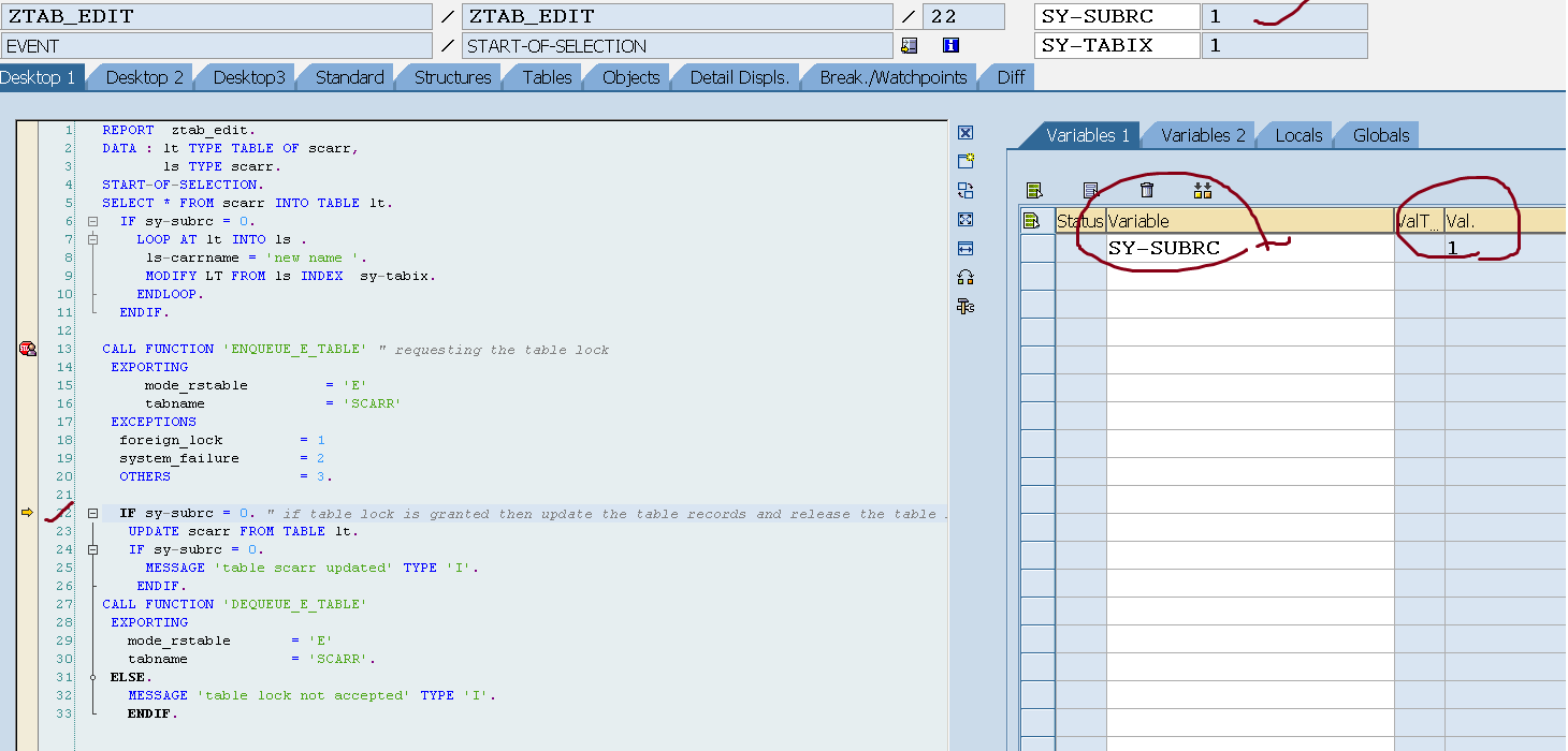 TECHSAP Need a Table level Lock In SAP ABAP?