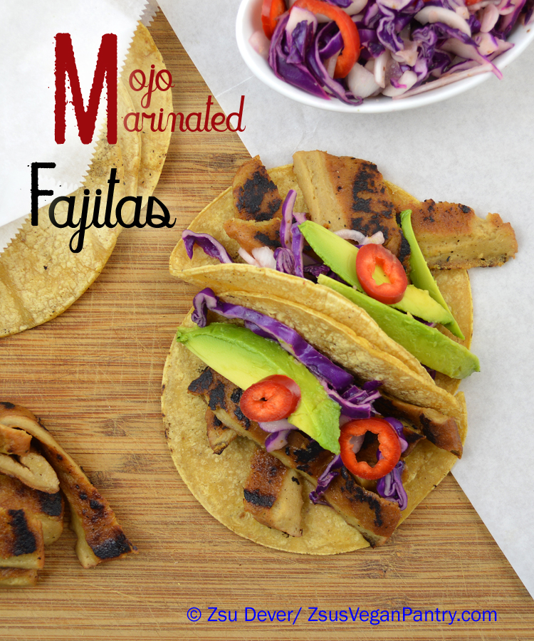 Zsu's Vegan Pantry mojo marinated fajitas + simple beauty minerals