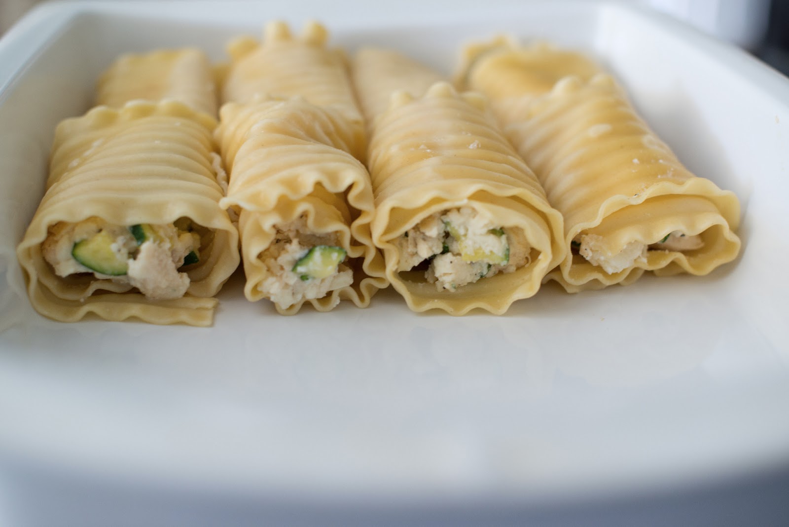 Domestic Fashionista Just Ingredients Chicken, Zucchini, and Ricotta